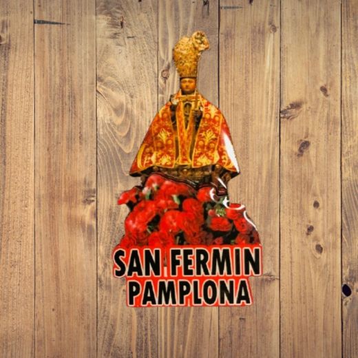 Imán resina San Fermín
