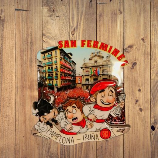 Imán resina corredores Ayuntamiento