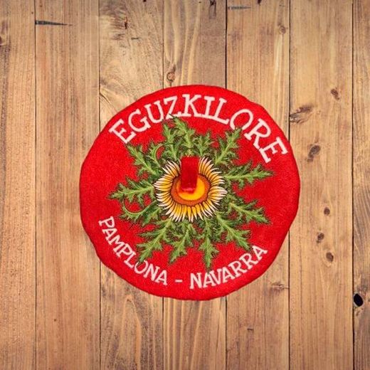 Imán Txapela estampada Eguzkilore