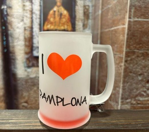 Jarra Cerveza "I love Pamplona"