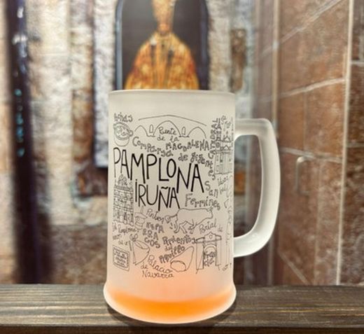 Jarra de cerveza pamplona/iruña