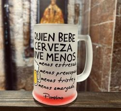 Jarra de cerveza humoristica