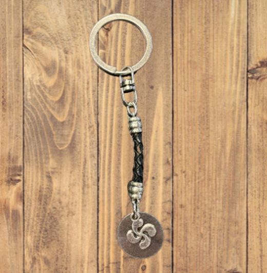 Llavero Lauburu con base