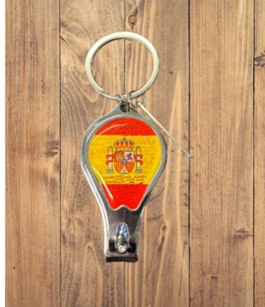 Llavero cortauñas España Bandera