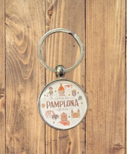 Llavero Pamplona Circular