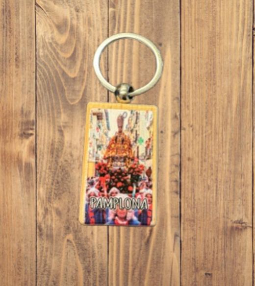 Llavero Pamplona Rectangular