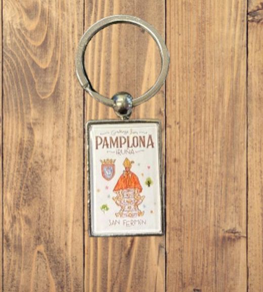 Llavero Pamplona SF Rectangular