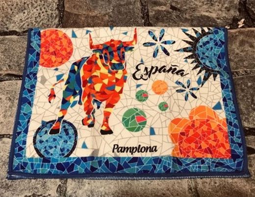 Paño con diseño de toro