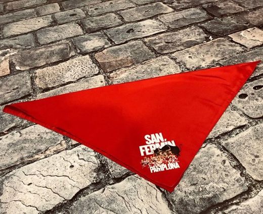 Pañuelo estampado "Encierro animado"