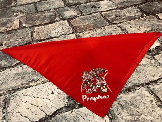 Pañuelo estampado "Encierro"