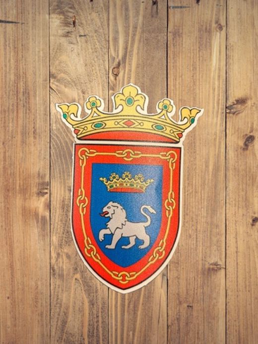 Pegatina escudo Pamplona