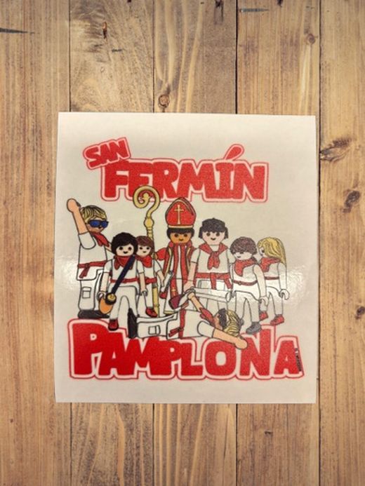 Pegatina Playmobil Pamplona
