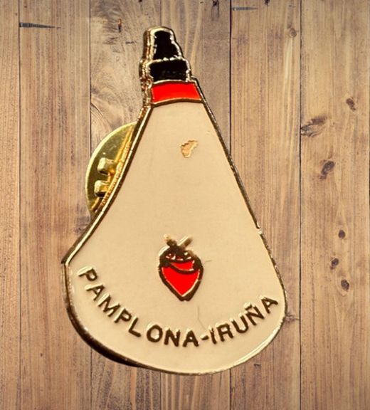 Pin bota de vino Pamplona