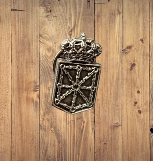 Pin Escudo Navarra Plateado