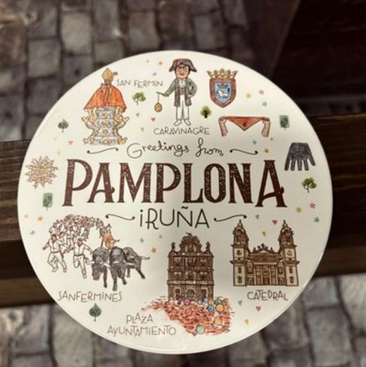 Posa Ollas ilustraciones Pamplona redondo