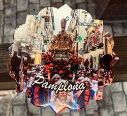 Posa Ollas diseño San Fermin redondo