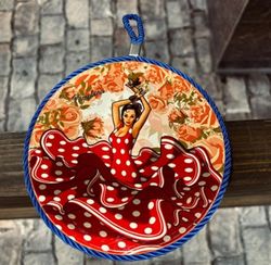 Posa Ollas circular flamenca
