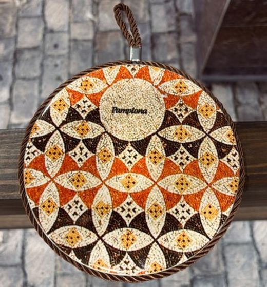 Posa Ollas con diseño de azulejos