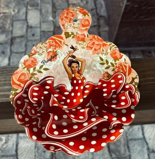 Posa Ollas en forma de flor flamenca