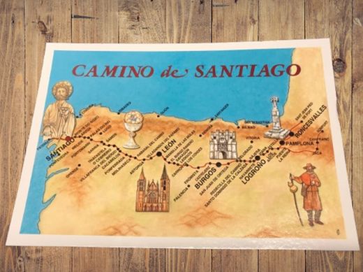 Postal "Camino de Santiago"