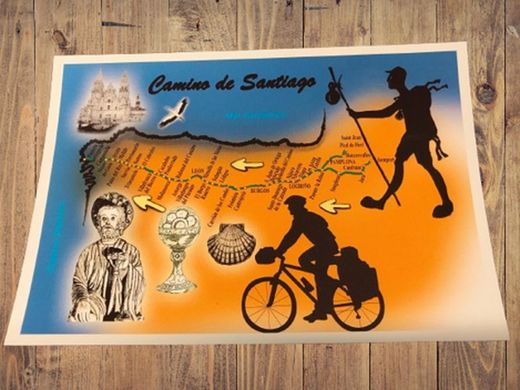 Postal "Camino de Santiago"