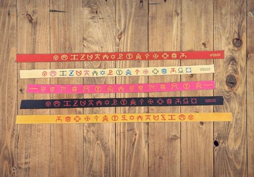 Pulseras tela hierros ganaderias