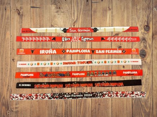 Pulsera tela San Fermín