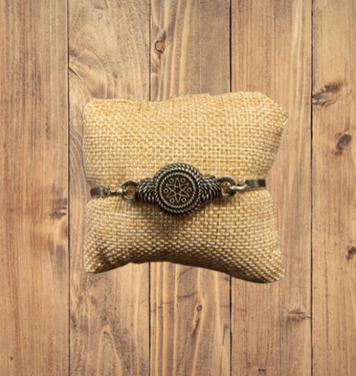 Pulseras de metal montera