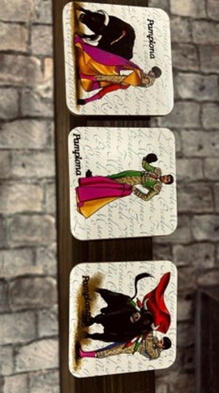 Set posa vasos x6 Toreros