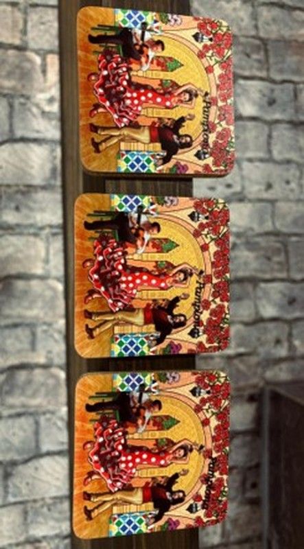 Set posa vasos x6 Bailaora