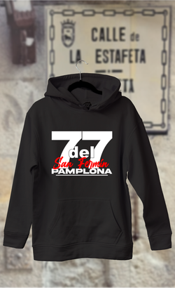Sudadera 7 del 7 en blanco