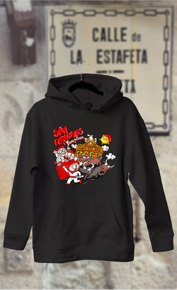 Sudadera caricatura encierro ayuntamiento
