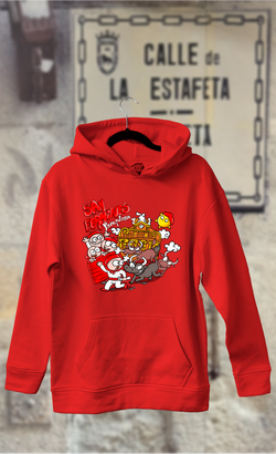 Sudadera caricatura encierro ayuntamiento