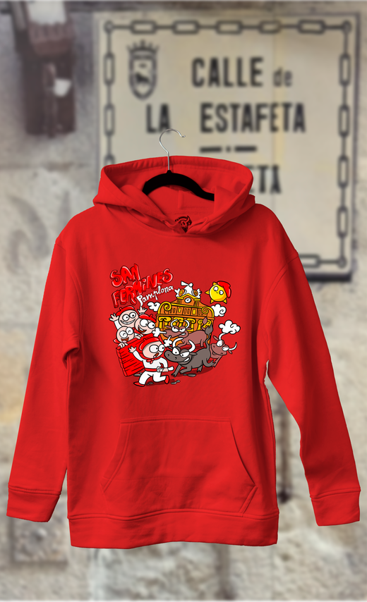 Sudadera caricatura encierro ayuntamiento