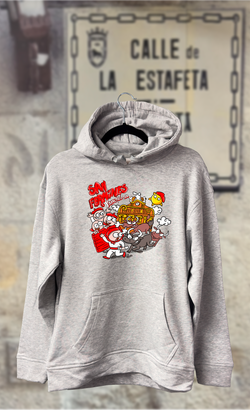 Sudadera caricatura encierro ayuntamiento