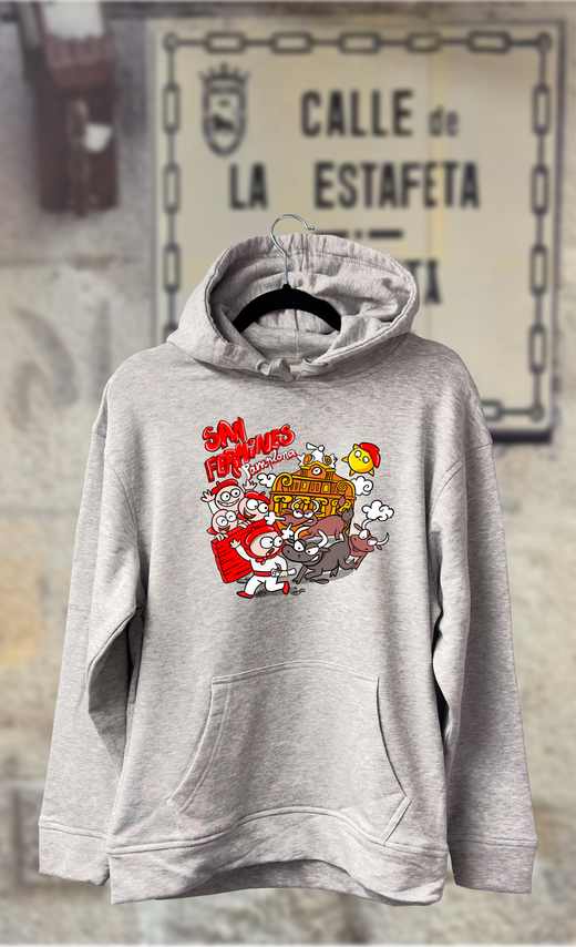 Sudadera caricatura encierro ayuntamiento