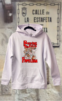 Sudadera caricatura encierro runing the bulls