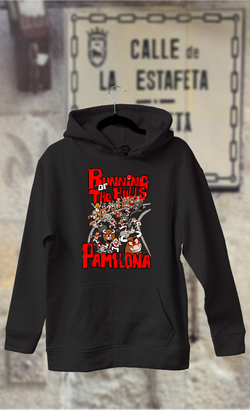 Sudadera caricatura encierro runing the bulls