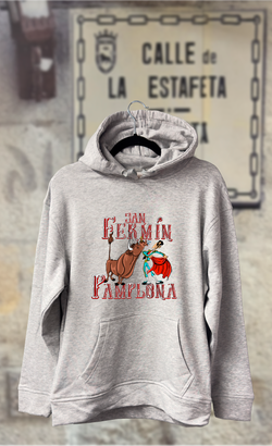 Sudadera caricatura torero con toro morritos