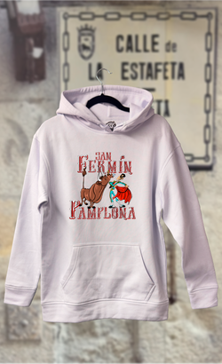Sudadera caricatura torero con toro morritos