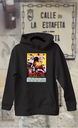 Sudadera cartel de fiestas San Fermin año 1954