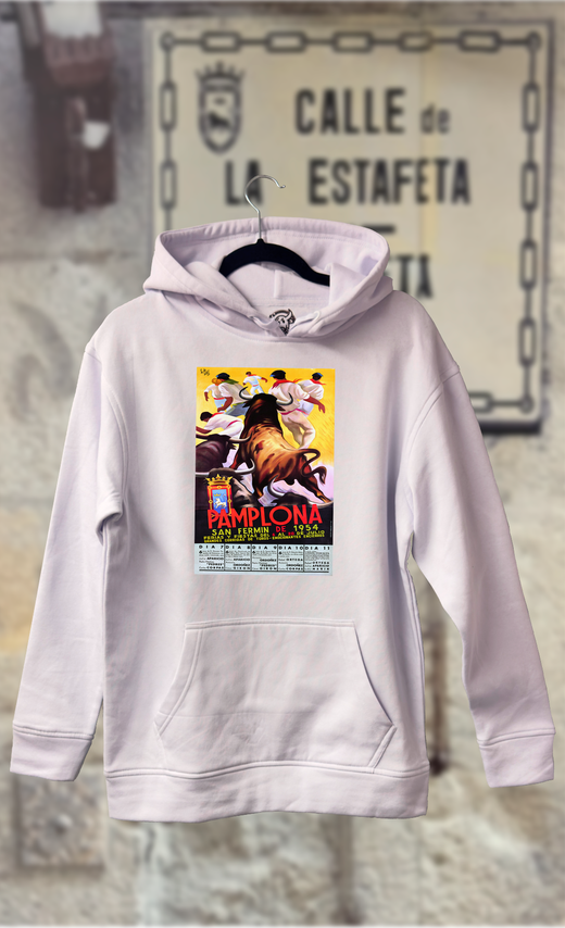 Sudadera cartel de fiestas San Fermin año 1954