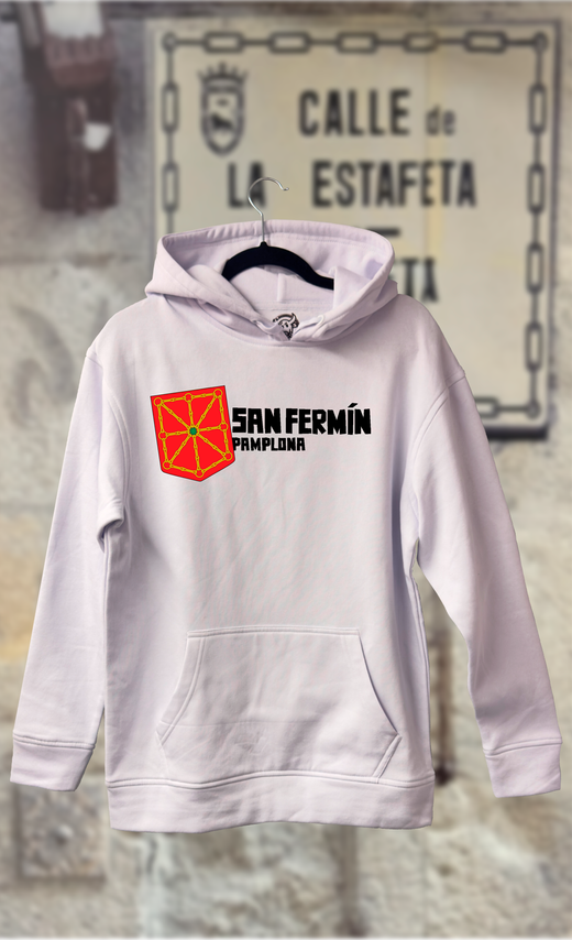 Sudadera escudo de Navarra sin corona