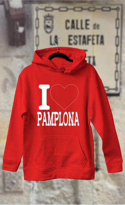 Sudadera I love Pamplona