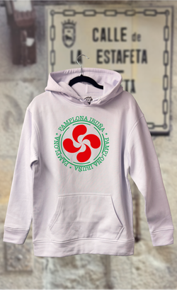 Sudadera lauburu rojo