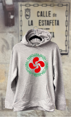 Sudadera lauburu rojo