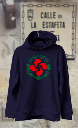 Sudadera lauburu rojo