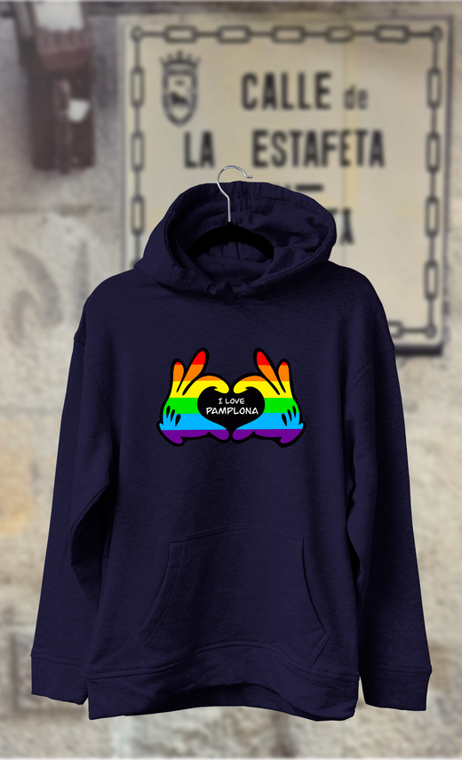 Sudadera manos orgullo Gay