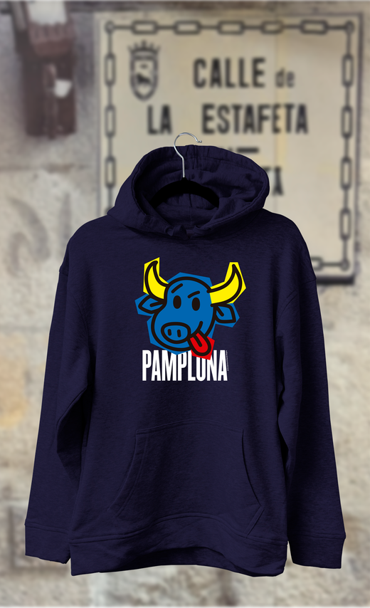 Sudadera toro azul