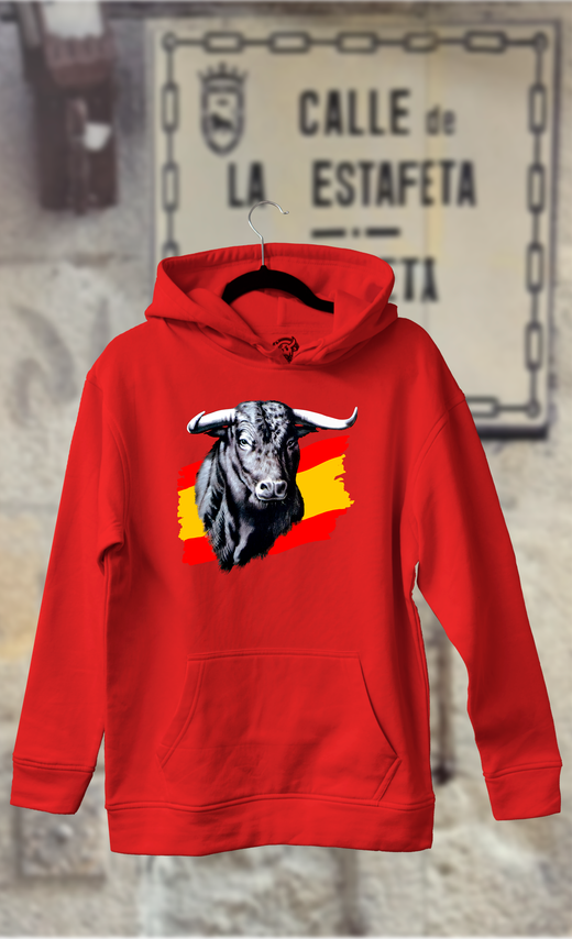 Sudadera toro bandera de España